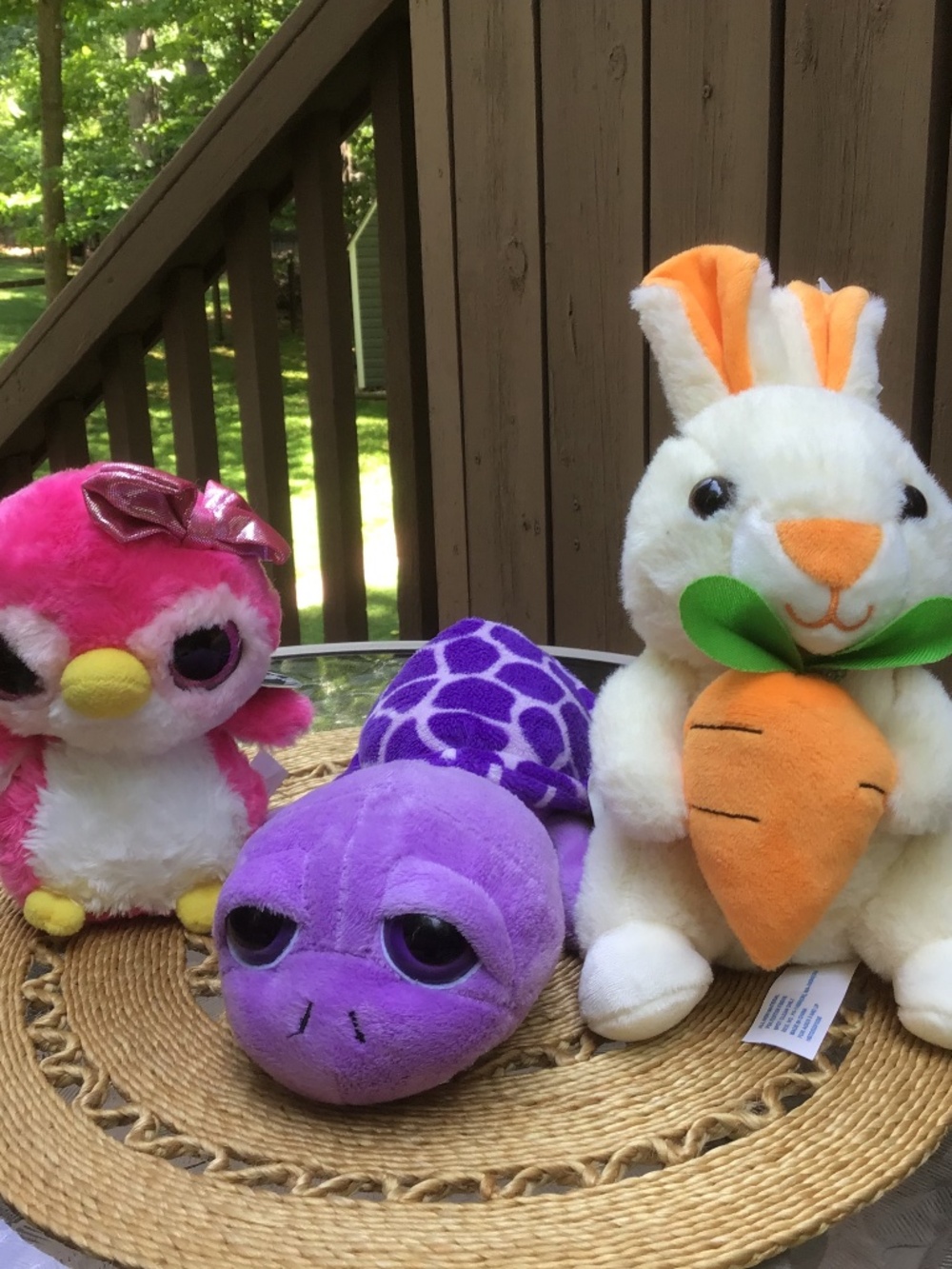 Three NWT Animal Plushies